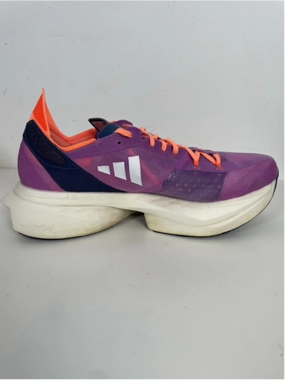 Adidas Adizero adios pro 3 Running Shoes Men’s Size 9 Pulse Lilac